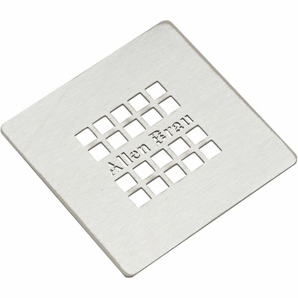 Накладка для сифона Allen Brau Priority 8.310N1-BA серебро браш 100х100 Накладка для сифона Allen Brau Priority 8.310N1-BA серебро браш 100х100