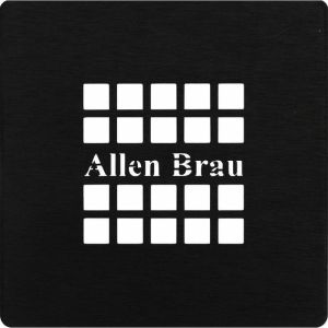 Накладка для сифона Allen Brau Priority 8.310N1-BBA черный браш 100х100