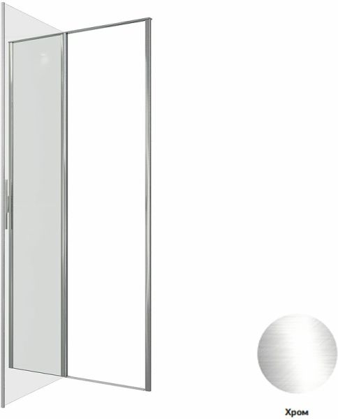 Душевая дверь Allen Brau Priority 100 3.31028.00 профиль Хром