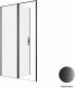 Душевая дверь Allen Brau Priority 120 3.31033.BBA профиль Черный браш