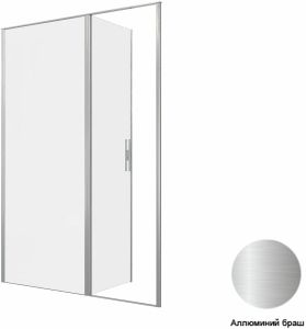 Душевая дверь Allen Brau Priority 140 3.31035.BA профиль Серебро браш