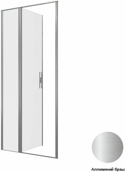 Душевая дверь Allen Brau Priority 90 3.31026.BA профиль Серебро браш