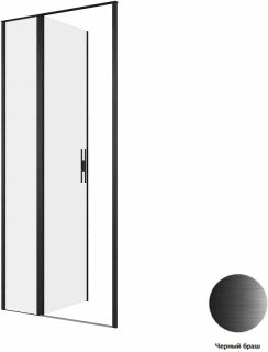 Душевая дверь Allen Brau Priority 90 3.31027.BBA профиль Черный браш