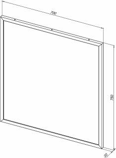 Зеркало Allen Brau Priority 1.31014.BB с подсветкой Черный браш Зеркало Allen Brau Priority 1.31014.BB с подсветкой Черный браш