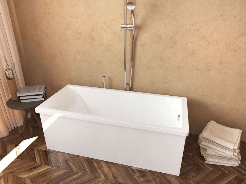 Ванна из искусственного камня AquaStone Армада 180x80см белый
