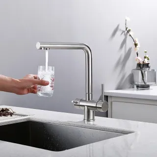 Смеситель для кухни Frap F43899-3 Сатин