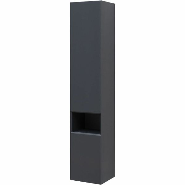 Шкаф пенал Allen Brau Infinity 35 R 1.21009.AM подвесной Антрацит матовый