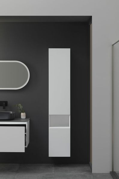 Шкаф пенал Allen Brau Infinity 35 R 1.21009.WM подвесной Белый матовый