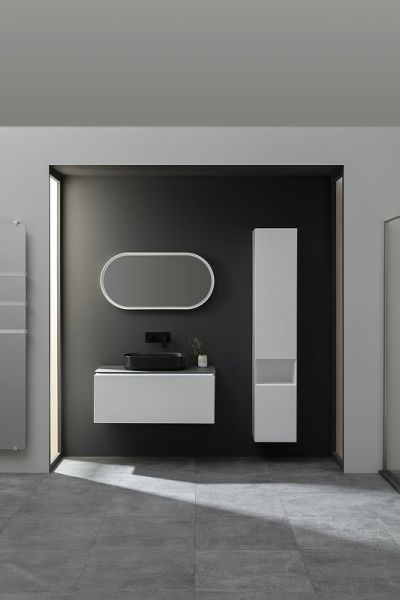 Шкаф пенал Allen Brau Infinity 35 R 1.21009.WM подвесной Белый матовый