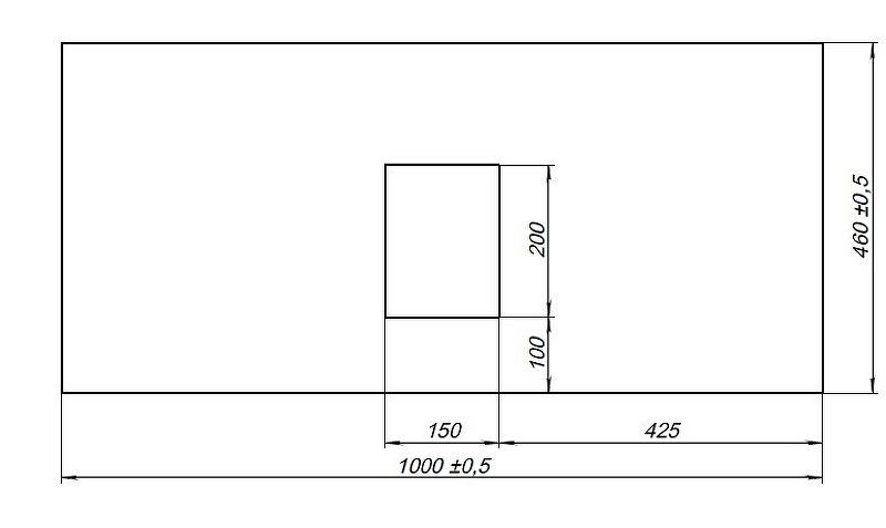 Столешница под раковину Allen Brau Infinity 100 1.21012.B-S Бежевый