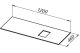 Столешница под раковину Allen Brau Infinity 120 R 1.21014.GR-S Графит структ
