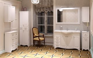 Зеркало Corozo Классика 120см белый SD-00000269 Зеркало Corozo Классика 120см белый SD-00000269
