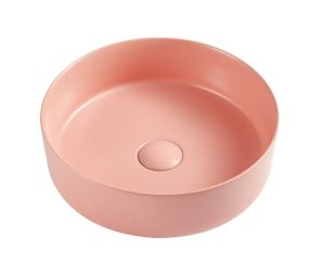 Раковина накладная D&K Matrix DT1391504 35см розовый матовый