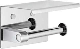 Держатель туалетной бумаги Sapho Simple Line с полкой для телефона хром 2839