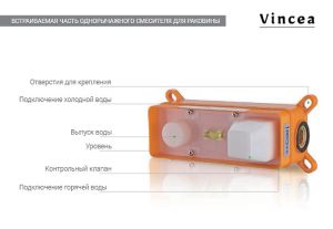 Смесители для раковины Vincea Next VBFW-1N1MB черный