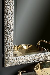 Зеркало Boheme Armadi Art Linea 534 75 см белое золото