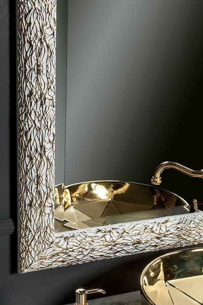 Зеркало Boheme Armadi Art Linea 534 75 см белое золото