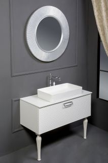 Зеркало Armadi Art Shine 528-W 82 см белый Зеркало Armadi Art Shine 528-W 82 см белый