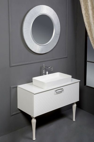 Зеркало Armadi Art Shine 528-W 82 см белый
