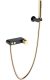 Смеситель для ванны Boheme Stick 123-BG чёрный/золото Смеситель для ванны Boheme Stick 123-BG чёрный/золото