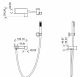 Смеситель для ванны Boheme Stick 123-BG.2 чёрный/золото Смеситель для ванны Boheme Stick 123-BG.2 чёрный/золото