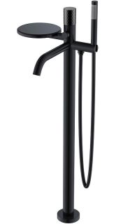 Напольный смеситель для ванны Boheme Stick 129-BB чёрный Напольный смеситель для ванны Boheme Stick 129-BB чёрный