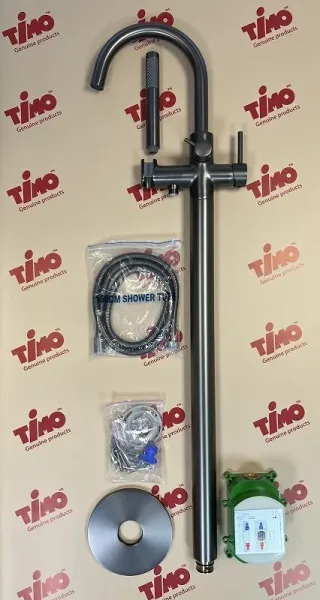 Напольный смеситель для ванны Timo Saona 2310/18Y-CR чёрное золото