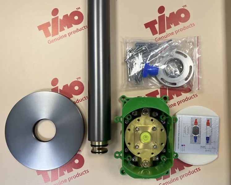 Напольный смеситель для ванны Timo Saona 2310/18Y-CR чёрное золото