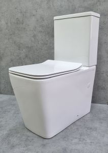 Унитаз CeramaLux 2170AXMW с бачком и сиденьем Микролифт