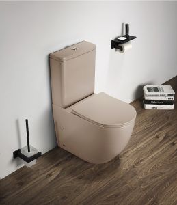 Унитаз CeramaLux 2166XMC с бачком и сиденьем Микролифт
