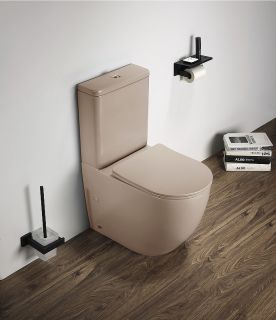 Унитаз CeramaLux 2166XMC с бачком и сиденьем Микролифт