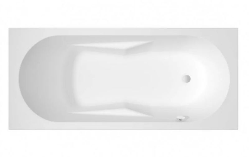 Акриловая ванна Riho Lazy Plug and Play B079005005 R 170х75см белый