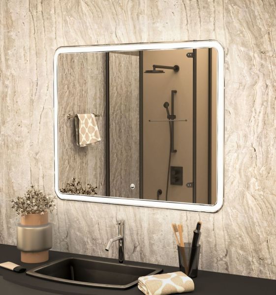 Зеркало с подсветкой Art&Max Vita 90x80см AM-Vit-900-800-DS-F