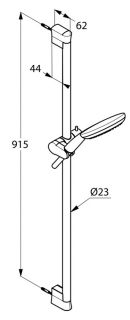 Душевой гарнитур Kludi Freshline белый 6794091-00 Душевой гарнитур Kludi Freshline белый 6794091-00