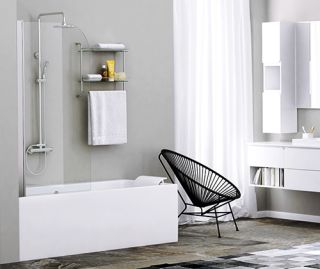 Шторка на ванну WasserKRAFT Leine 35P01-80 Шторка на ванну WasserKRAFT Leine 35P01-80