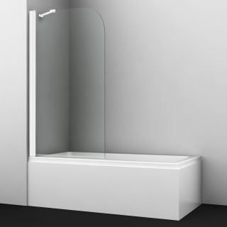 Шторка на ванну Wasserkraft Leine 80x140см 35P01-80WHITE Fixed белый Шторка на ванну Wasserkraft Leine 80x140см 35P01-80WHITE Fixed белый