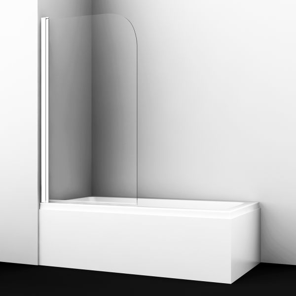 Шторка на ванну WasserKRAFT Leine 35P01-80WHITE Шторка на ванну WasserKRAFT Leine 35P01-80WHITE