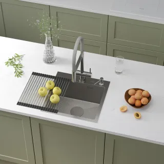Кухонная мойка Roxenbath Snake 45 560220-45-S сатин текстурное покрытие
