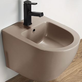 Биде CeramaLux В2342BDMC подвесное капучино