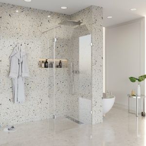 Душевая перегородка Niagara NG-662-10 100см хром/прозрачное