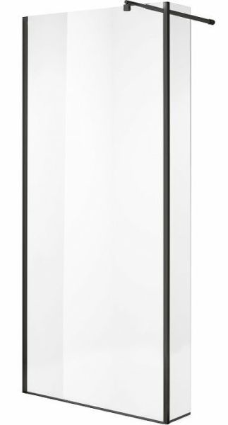 Душевая перегородка Niagara NG-684-10BLACK 100см чёрный/прозрачное
