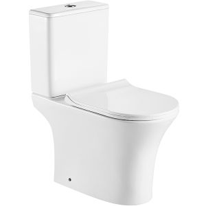 Унитаз CeramaLux 1217-1А с бачком и сиденьем Микролифт