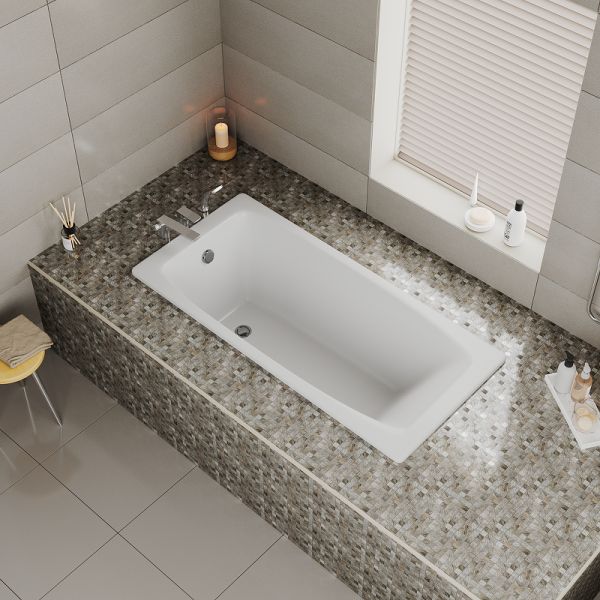 Ванна чугунная Delice Repos DLR 220507R 150x70см белый