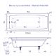 Ванна чугунная Delice Repos DLR 220508R 170x70см белый
