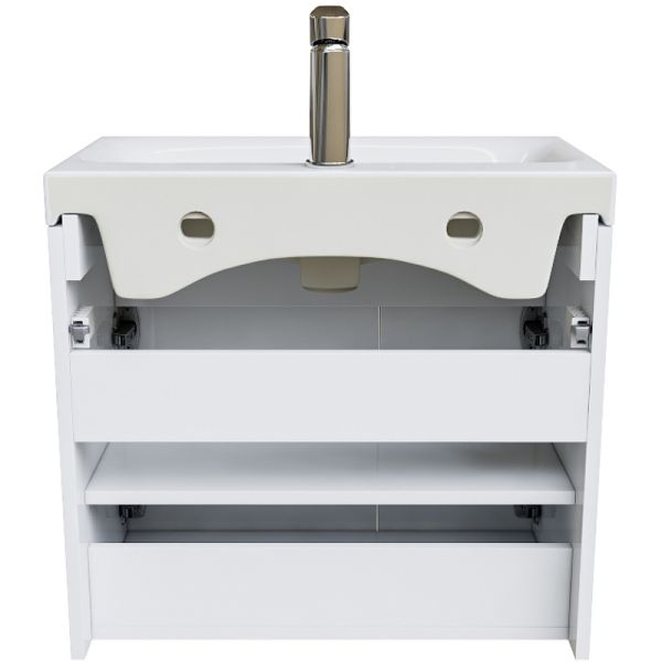 Тумба с раковиной IDDIS Zodiac 60 ZOD6CD0i95K Белая