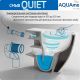 Унитаз подвесной AQUAme AQM2012 безободковый белый
