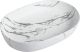 Раковина накладная SantiLine SL-7022MM 60см светло-серый мрамор