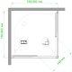 Душевой уголок Royal Bath HPD 80x80см чёрный RB80HPD-C-BL