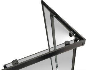 Душевой уголок Royal Bath HPD 80x80см чёрный RB80HPD-C-BL