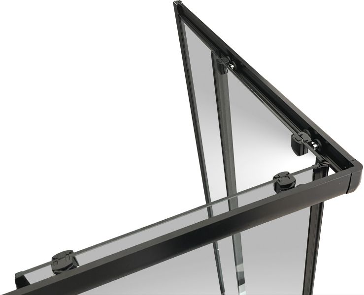 Душевой уголок Royal Bath HPD 80x80см чёрный RB80HPD-C-BL